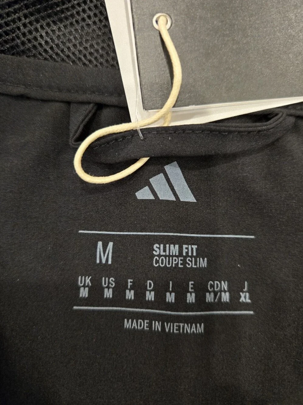 adidas Black Hooded Performance Jacket